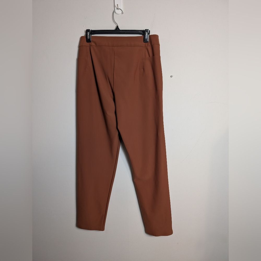 Athleta Stella Skinny Trouser Ancient Mahogany Orange Sz 8 - Picture 3 of 9